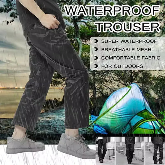 Waterproof Hiking Pants Unisex Camping Trekking Climbing Rain Pants Outdoor Sports Quick Dry Mountain Women Men Trousers