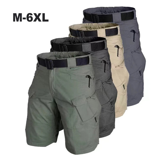 Men's Outdoor Cargo Shorts Summer Waterproof Urban Shorts Trekking Camping Hiking Climbing Trainning Fishing Panttdoor Sports