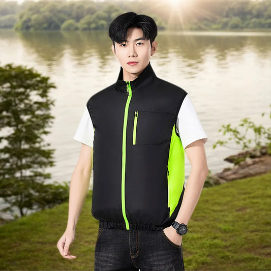 Summer Cool Vest for Men Women Cooling Vest Hiking Clothes for High Temperature Work Fishing Vest